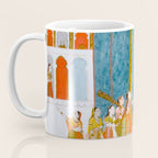 Hindola Raga (Spring Swinging) Indian Painted Illustration Coffee Mug Gallery Image 3