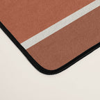 Gradient Arch IX Retro Orange Mid Century Modern Rainbow Desk Mat Gallery Image 4