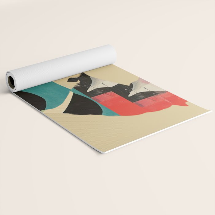 Colorful Abstract Horses 1 Yoga Mat Gallery Image 2