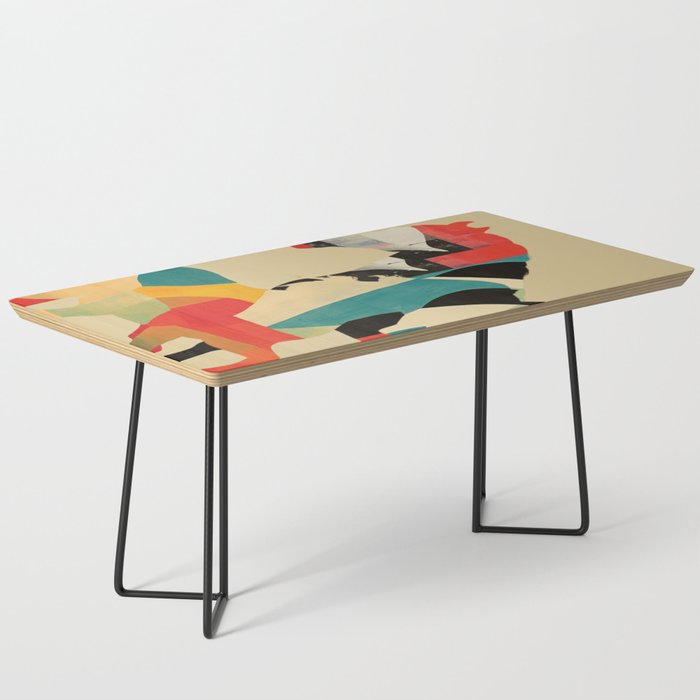 Colorful Abstract Horses 1 Coffee Table Gallery Image 1