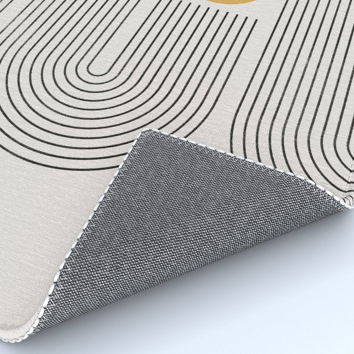 Mid-Century Modern No.22 - Woodblock Print Rug Gallery Image 4