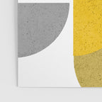 Modern Yellow and Gray Geometric 3 Poster Gallery Image 3