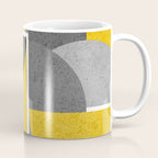 Modern Yellow and Gray Geometric 3 Coffee Mug Gallery Image 1