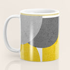 Modern Yellow and Gray Geometric 3 Coffee Mug Gallery Image 3
