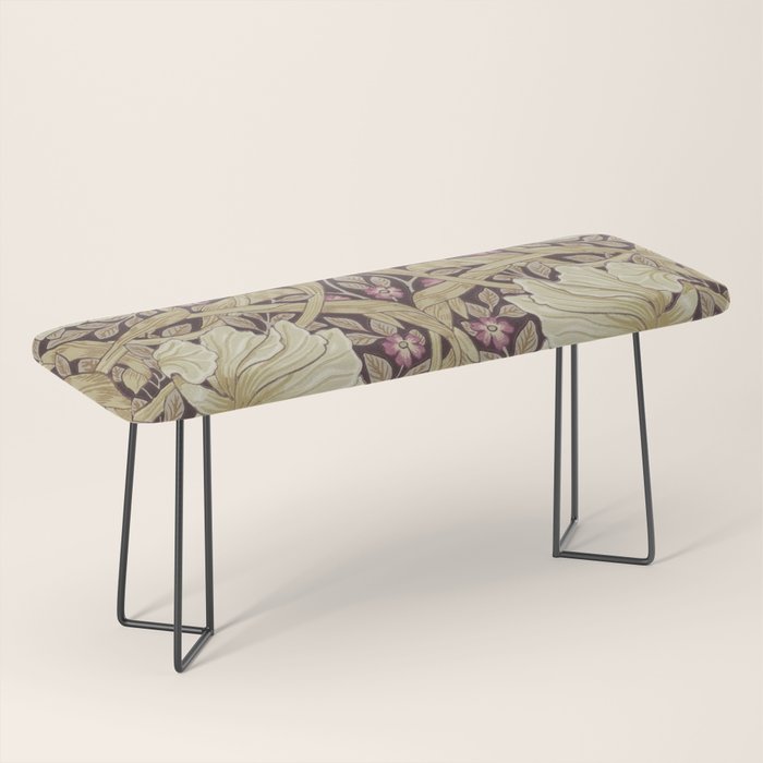 William Morris Vintage Pimpernel Fig & Sisal Bench Gallery Image 1