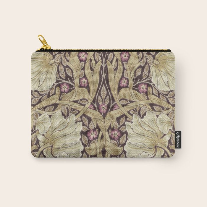 William Morris Vintage Pimpernel Fig & Sisal Carry All Pouch Gallery Image 1