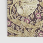 William Morris Vintage Pimpernel Fig & Sisal Poster Gallery Image 3