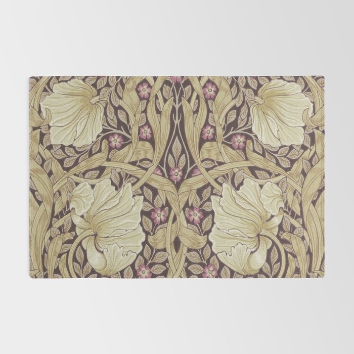 William Morris Vintage Pimpernel Fig & Sisal Rug Gallery Image 2