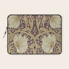 William Morris Vintage Pimpernel Fig & Sisal Laptop Sleeve Gallery Image 1
