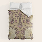 William Morris Vintage Pimpernel Fig & Sisal Duvet Cover Gallery Image 6
