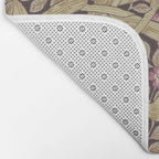 William Morris Vintage Pimpernel Fig & Sisal Bath Mat Gallery Image 2