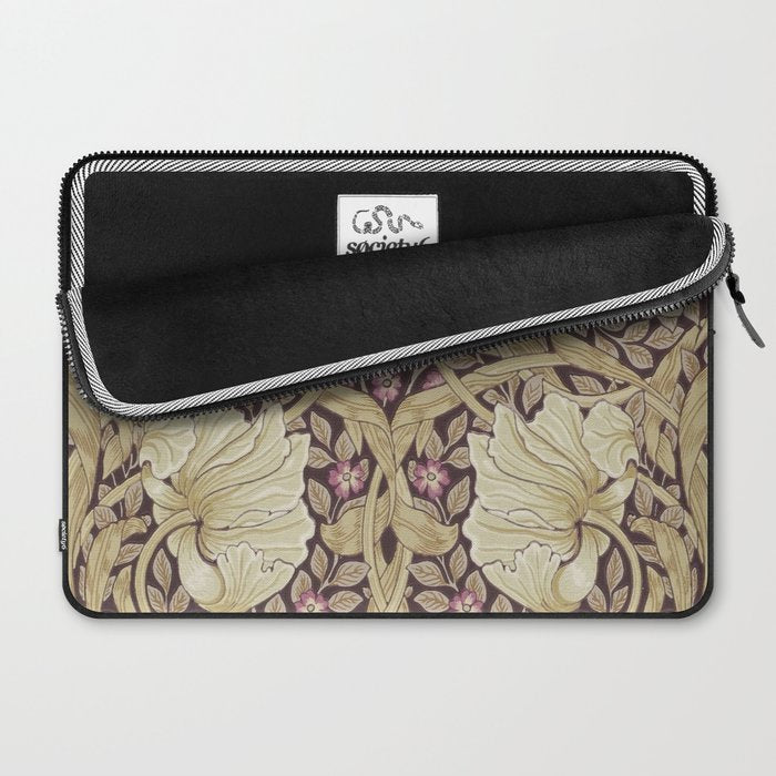 William Morris Vintage Pimpernel Fig & Sisal Laptop Sleeve Gallery Image 2