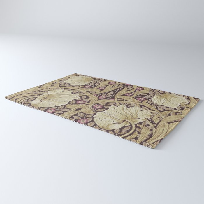 William Morris Vintage Pimpernel Fig & Sisal Rug Gallery Image 3