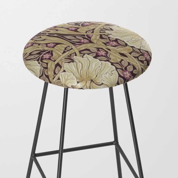 William Morris Vintage Pimpernel Fig & Sisal Stool Gallery Image 2