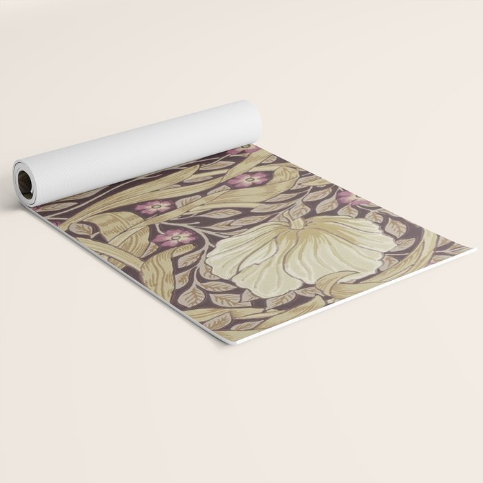 William Morris Vintage Pimpernel Fig & Sisal Yoga Mat Gallery Image 2
