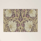 William Morris Vintage Pimpernel Fig & Sisal Welcome Mat Gallery Image 1