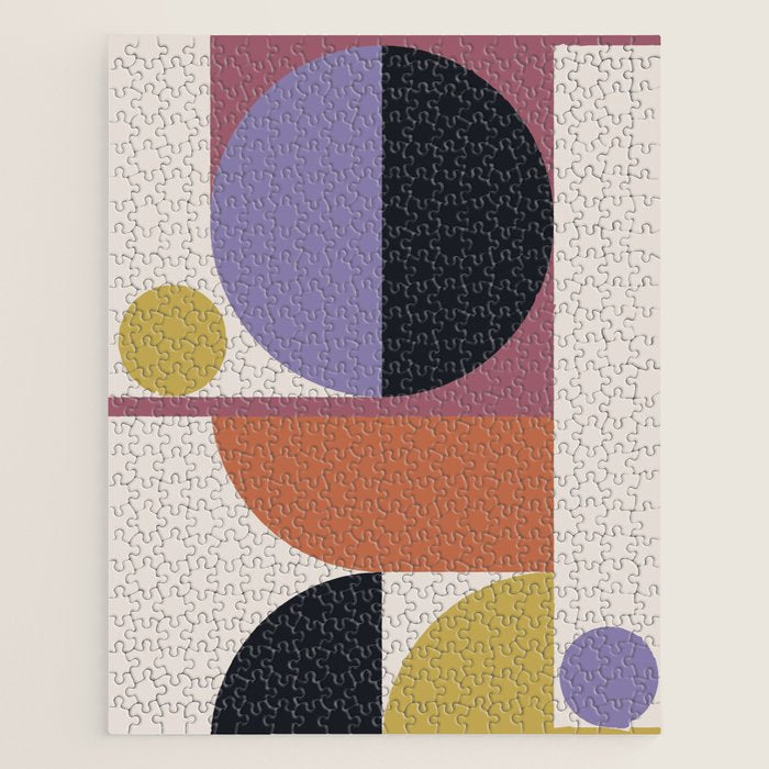 Mid Century Modern Abstract II Jigsaw Puzzle Gallery Image 1