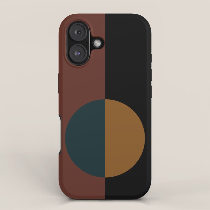 Color Block Abstract XI iPhone Case Gallery Image 1