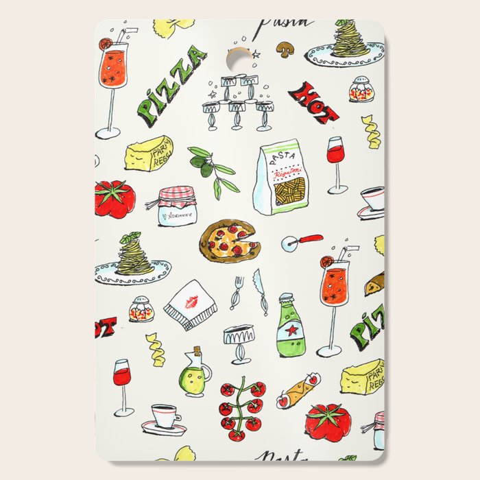 Pizza Party Cutting Board Gallery Image 1