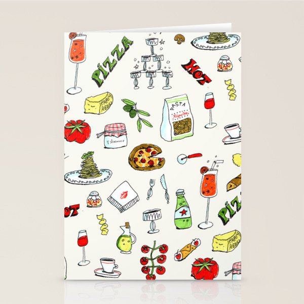Pizza Party Stationery Card Gallery Image 2