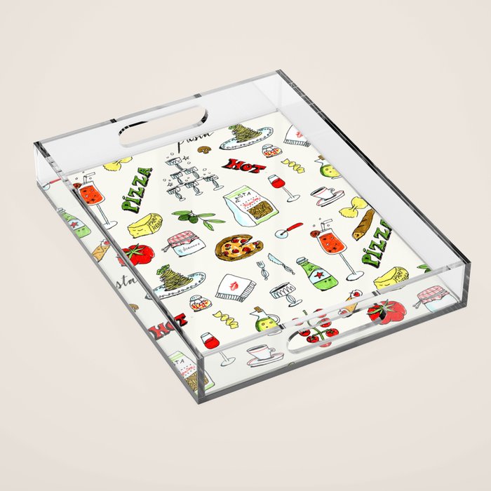 Pizza Party Acrylic Tray Gallery Image 1