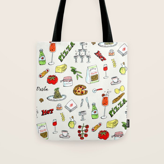 Pizza Party Tote Bag Gallery Image 1