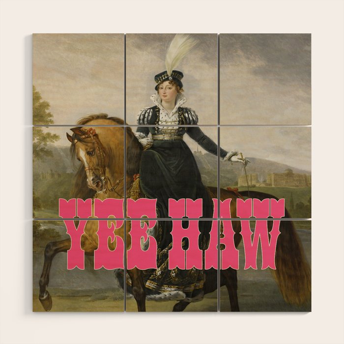 Yee Haw Wood Wall Art Gallery Image 1