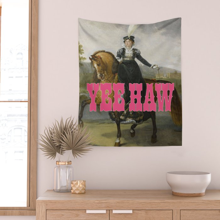 Yee Haw Wall Tapestry Gallery Image 2