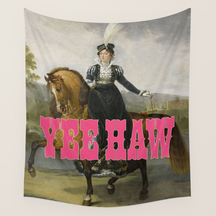 Yee Haw Wall Tapestry Gallery Image 4
