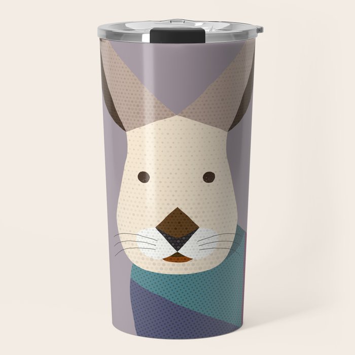 European Hare Travel Mug Gallery Image 1