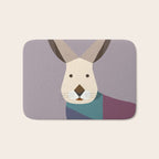 European Hare Bath Mat Gallery Image 1