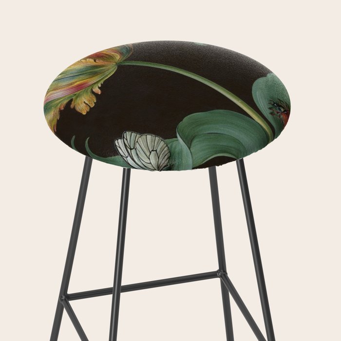 Barbara Regina Dietzsch - Tulip with butterfly and maize - before 1783 Stool Gallery Image 2