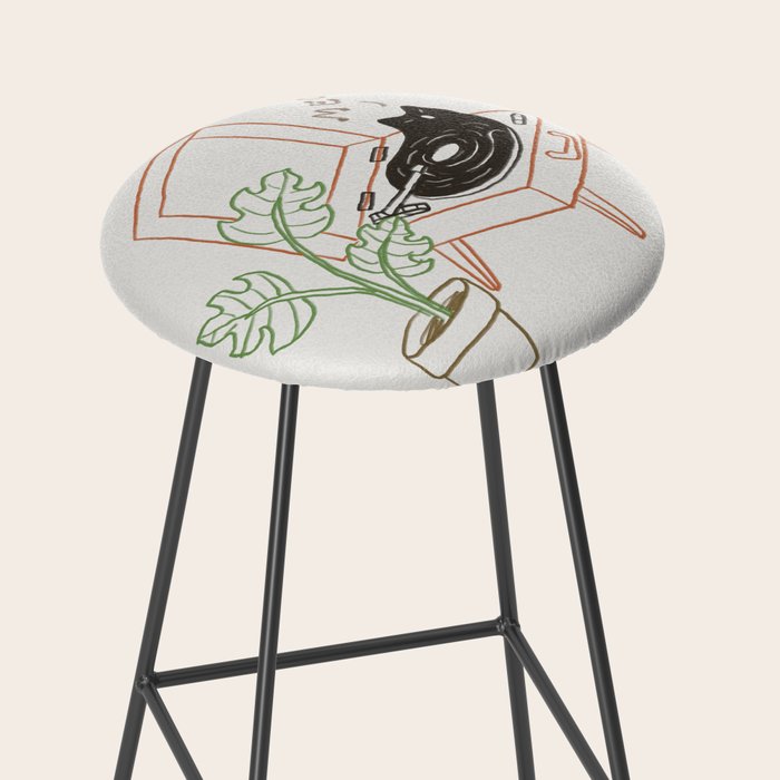 Cat and Plant 78: Vinyl Cat Stool Gallery Image 2