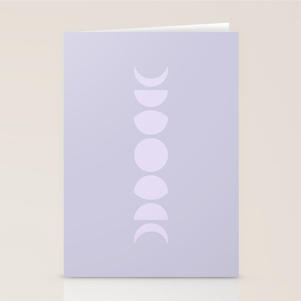 Minimal Moon Phases II Stationery Card Gallery Image 1