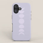 Minimal Moon Phases II iPhone Case Gallery Image 1