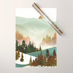 Fall Morning Wrapping Paper Gallery Image 1