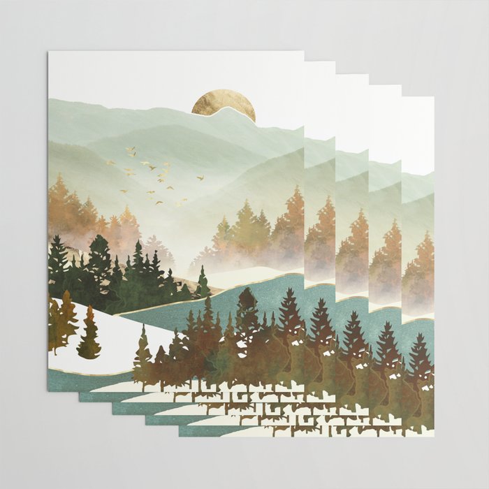 Fall Morning Wrapping Paper Gallery Image 3