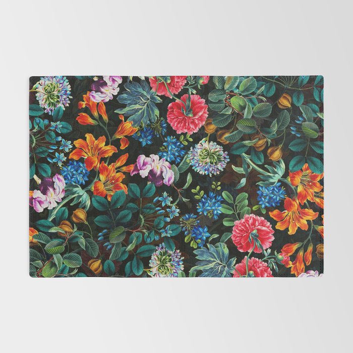 Chintzy Florals II - Night Rug Gallery Image 2