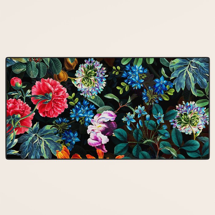 Chintzy Florals II - Night Desk Mat Gallery Image 3