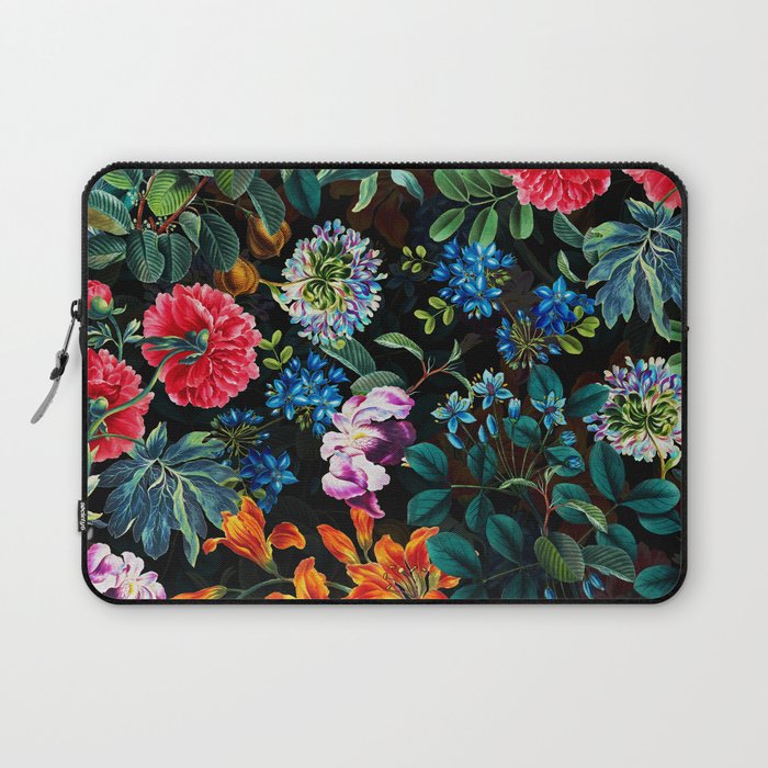 Chintzy Florals II - Night Laptop Sleeve Gallery Image 1