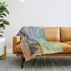 âAbsconding With The Treasureâ by NC Wyeth Throw Blanket Gallery Image 1