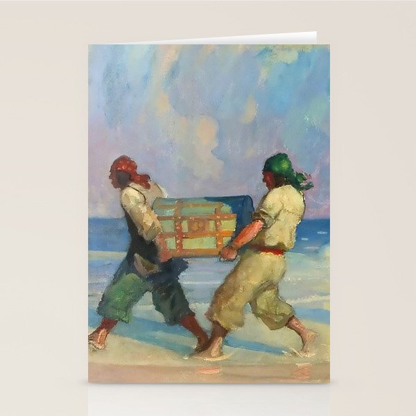 âAbsconding With The Treasureâ by NC Wyeth Stationery Card Gallery Image 2