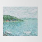 Lakeside Summer 1 Throw Blanket Gallery Image 2
