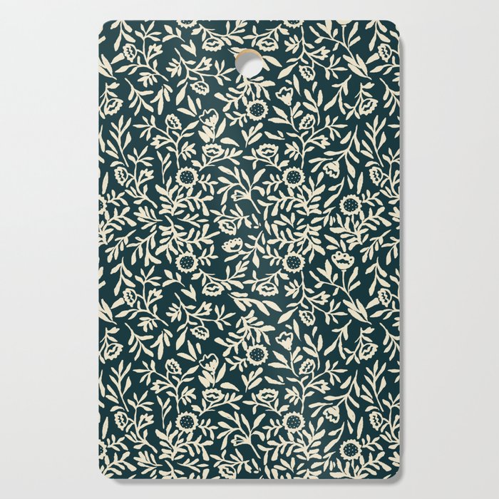Bold Folk floral pattern Cutting Board Gallery Image 1