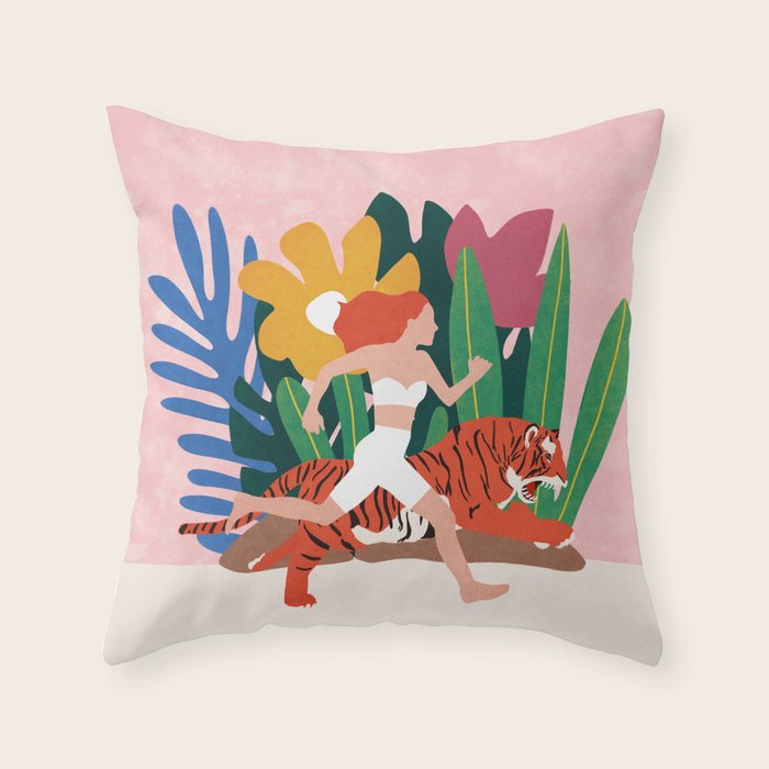 Run Wild  Throw Pillow Gallery Image 6