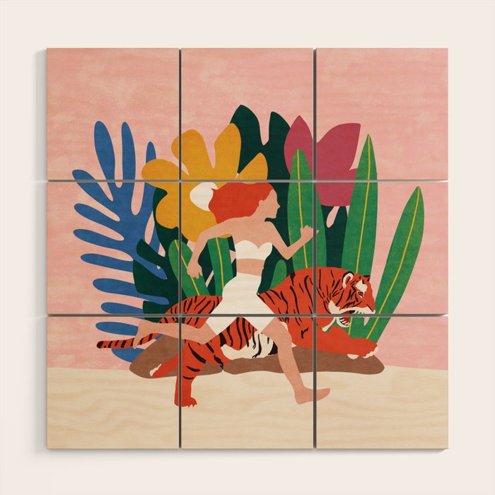 Run Wild  Wood Wall Art Gallery Image 1