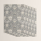 William Morris Honeysuckle & Tulip Black and Ink Wrapping Paper Gallery Image 3
