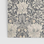 William Morris Honeysuckle & Tulip Black and Ink Poster Gallery Image 3