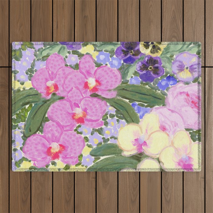 Garden of the soul  Outdoor Rug Gallery Image 1
