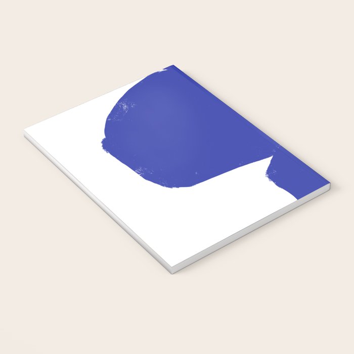 Minimalist Navy Blue Geometric Art Notebook Gallery Image 3
